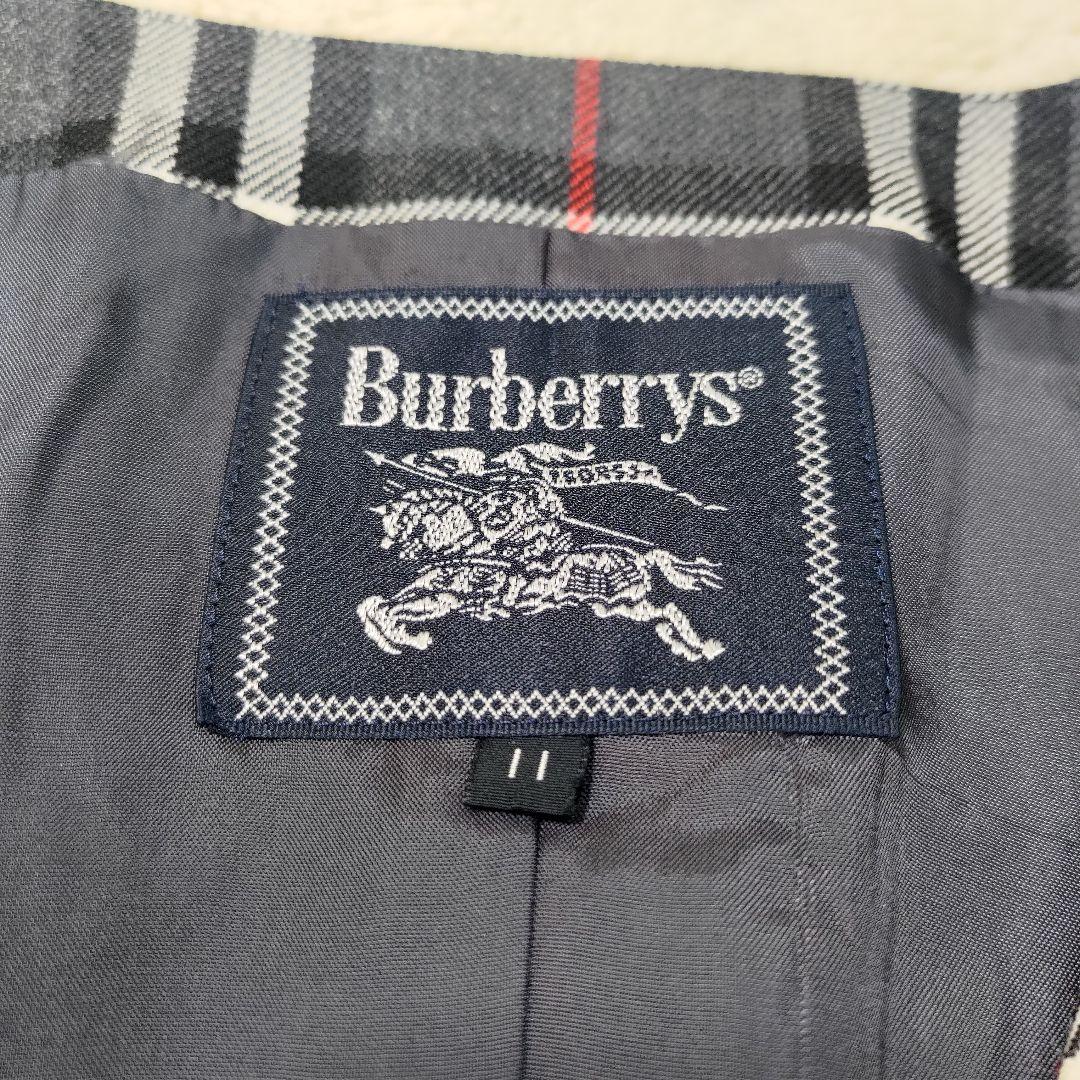 BURBERRY ジレ ベスト チョッキ ノバチェック ホースマーク 金ボタン