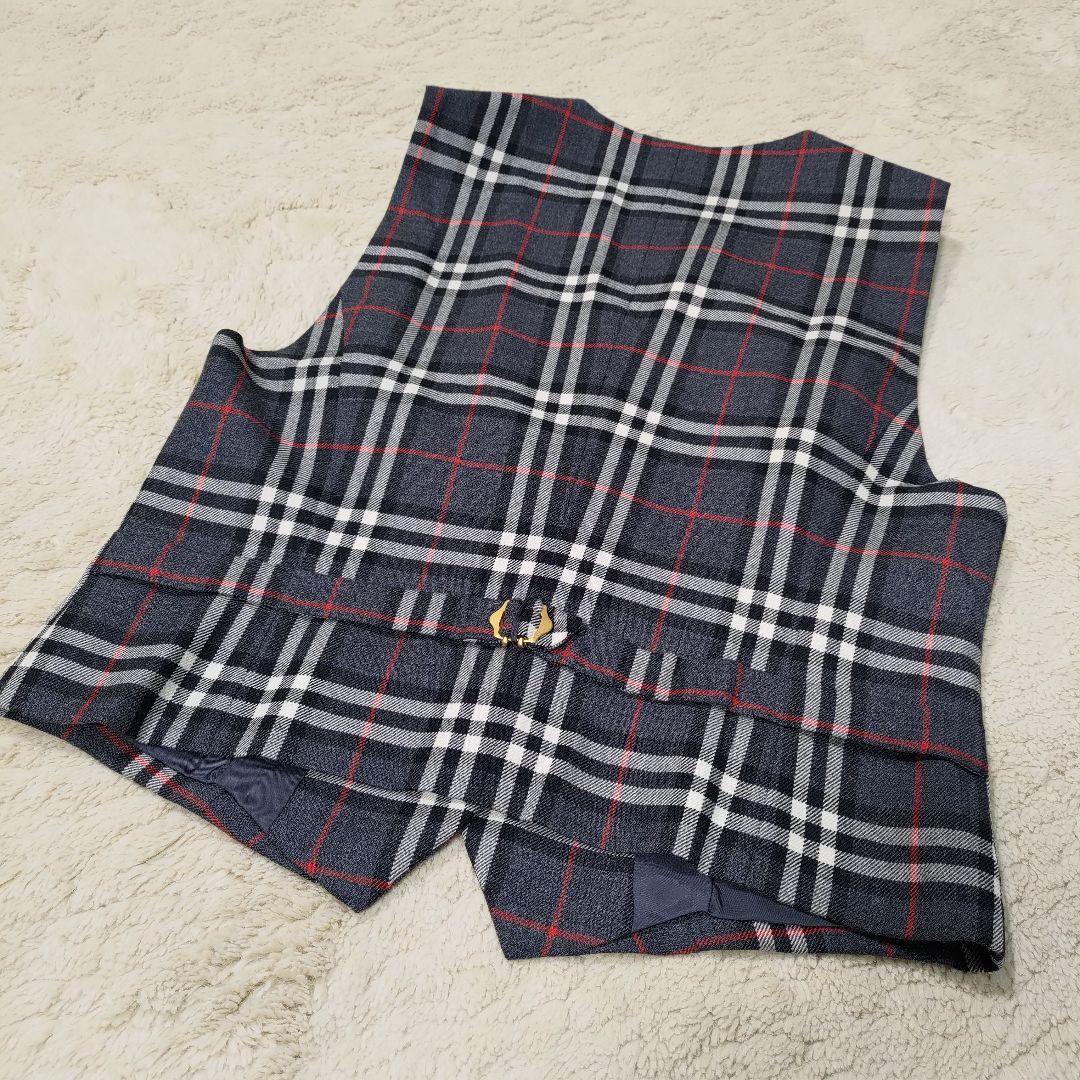 BURBERRY ジレ ベスト チョッキ ノバチェック ホースマーク 金ボタン