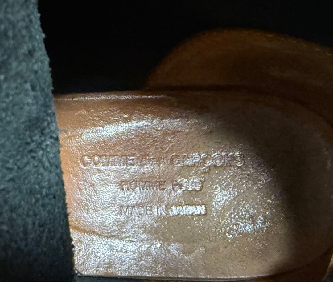 本日限定❗️❗️コムデギャルソン　オムプリュス　レザー ハイカットブーツ 黒