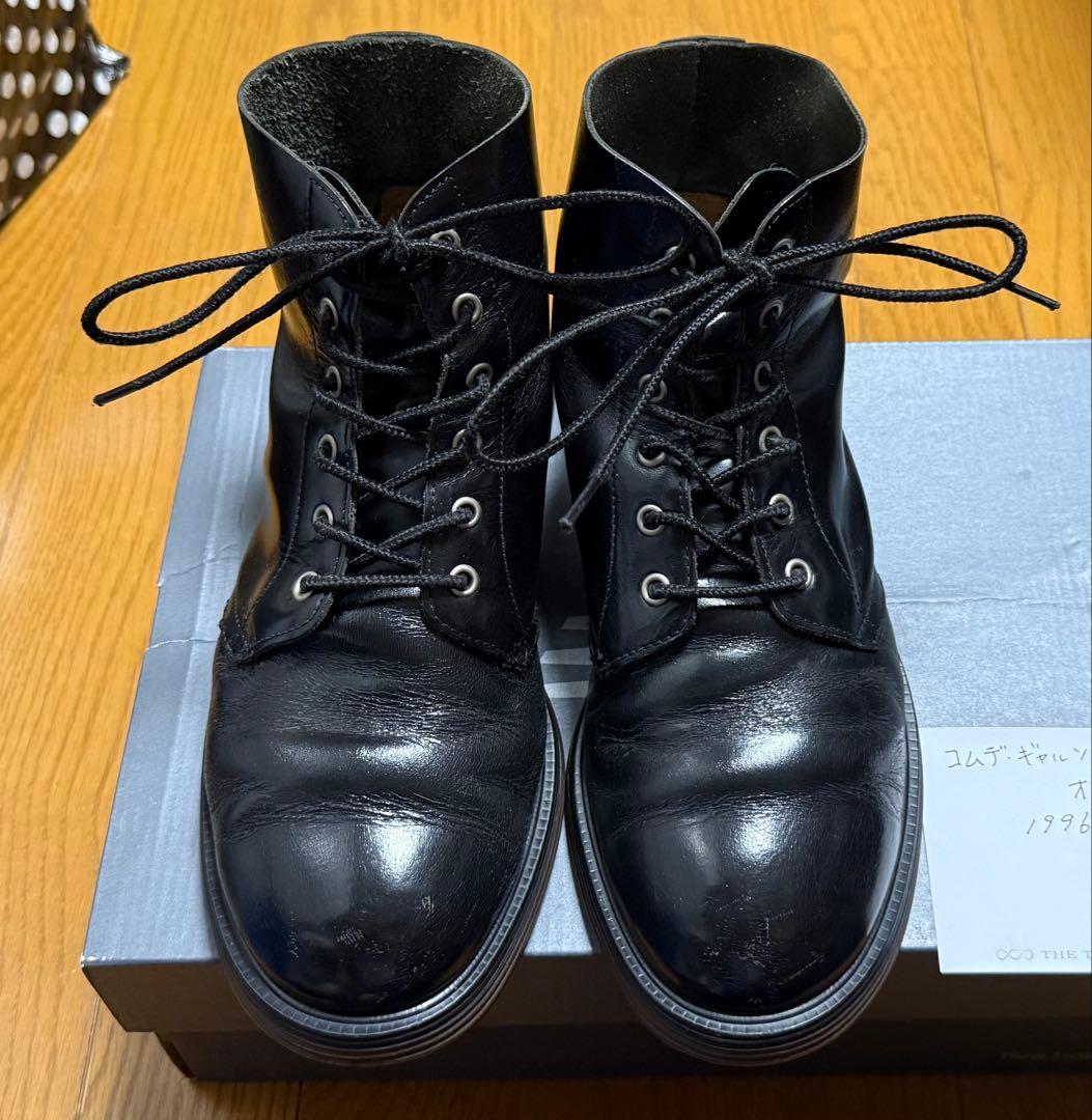 本日限定❗️❗️コムデギャルソン　オムプリュス　レザー ハイカットブーツ 黒