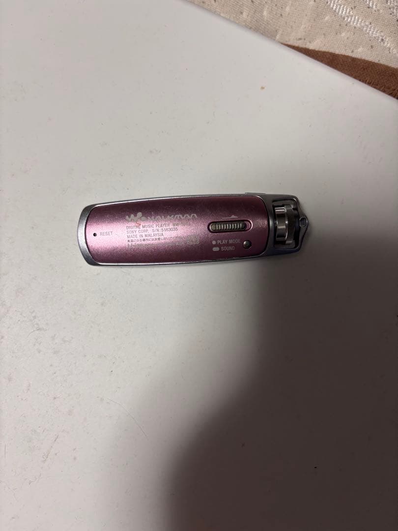 Sony ウォークマン ピンク　NW-S603