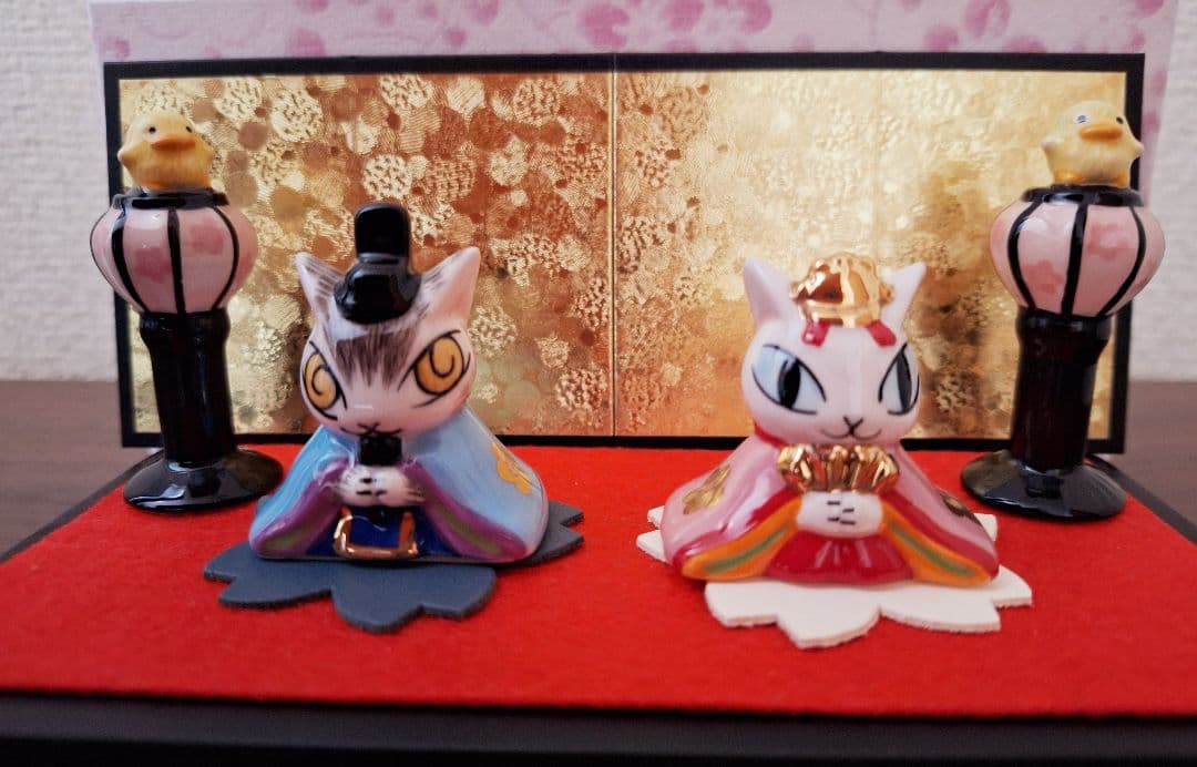 ダヤンと バニラ 雛人形