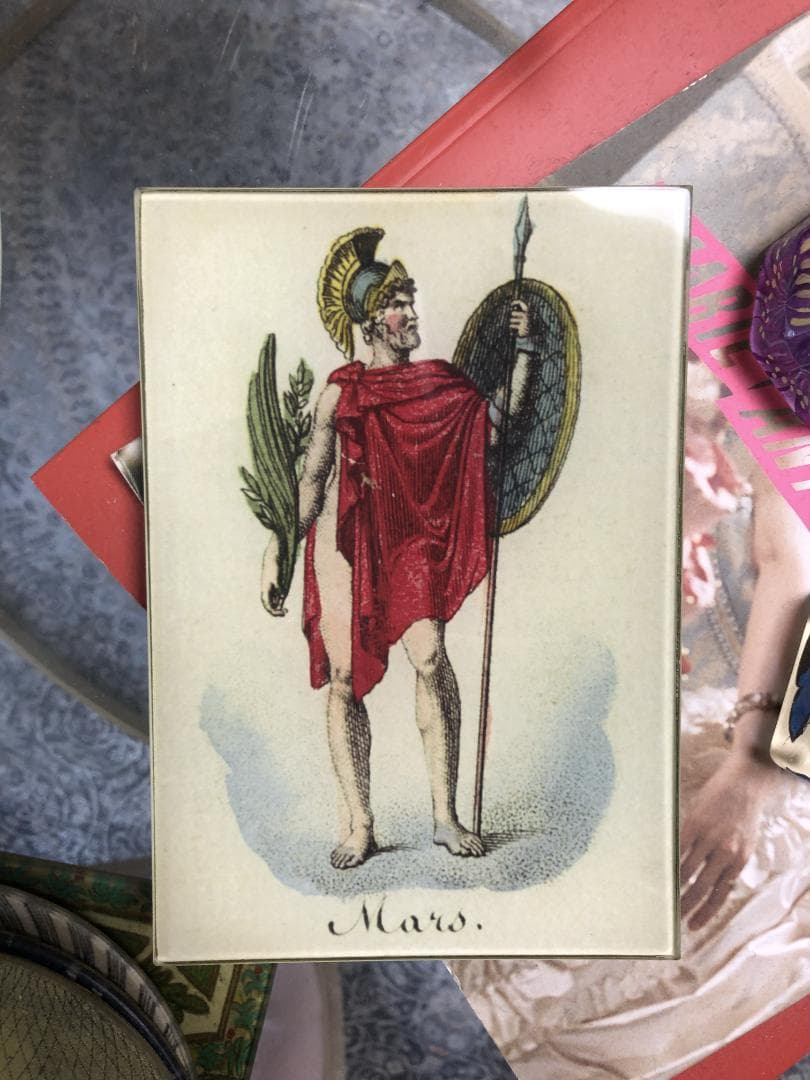 HauHau JOHN DERIAN デコパージュ マルス ジュピター