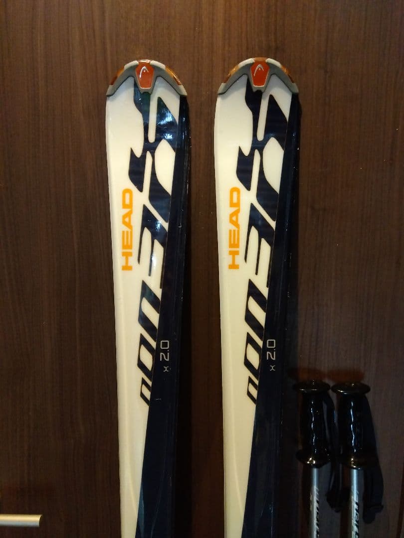 程度良好‼️HEAD/男女兼用/スキーセット・メンテ・WAX済み✔