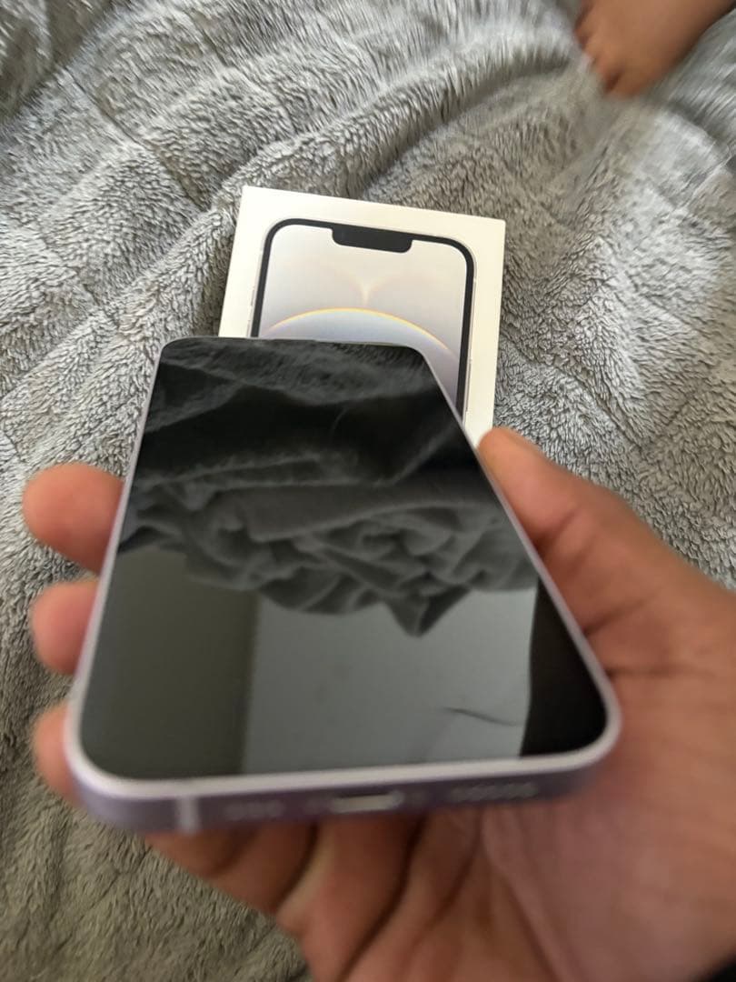 iPhone 14 パープル 128GB バッテリー86%SIMフリー