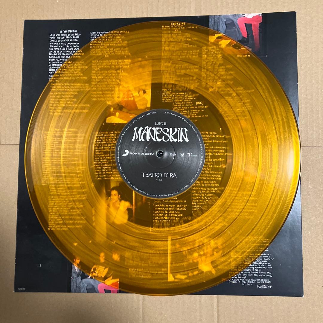 MANESKIN マネスキン Teatro Dira イエロークリア レコード