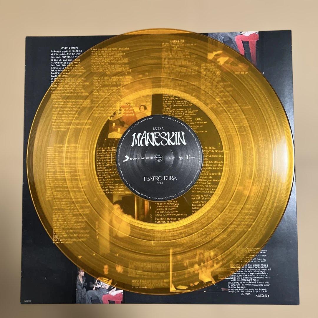 MANESKIN マネスキン Teatro Dira イエロークリア レコード