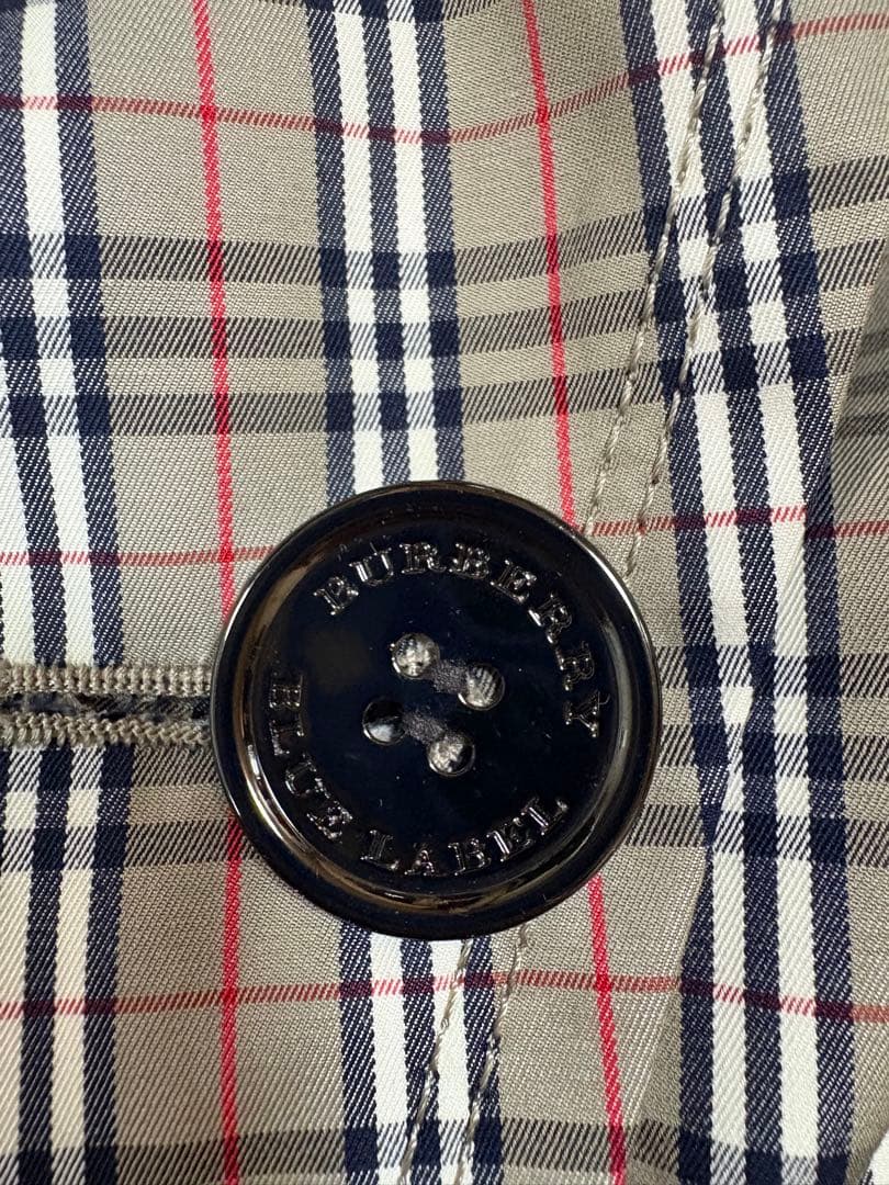 ※11/10迄BURBERRY BLUE LABELチェック柄 トレンチコート