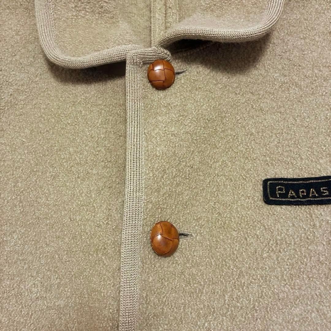 PAPAS ウールコート　毛100% メンズ