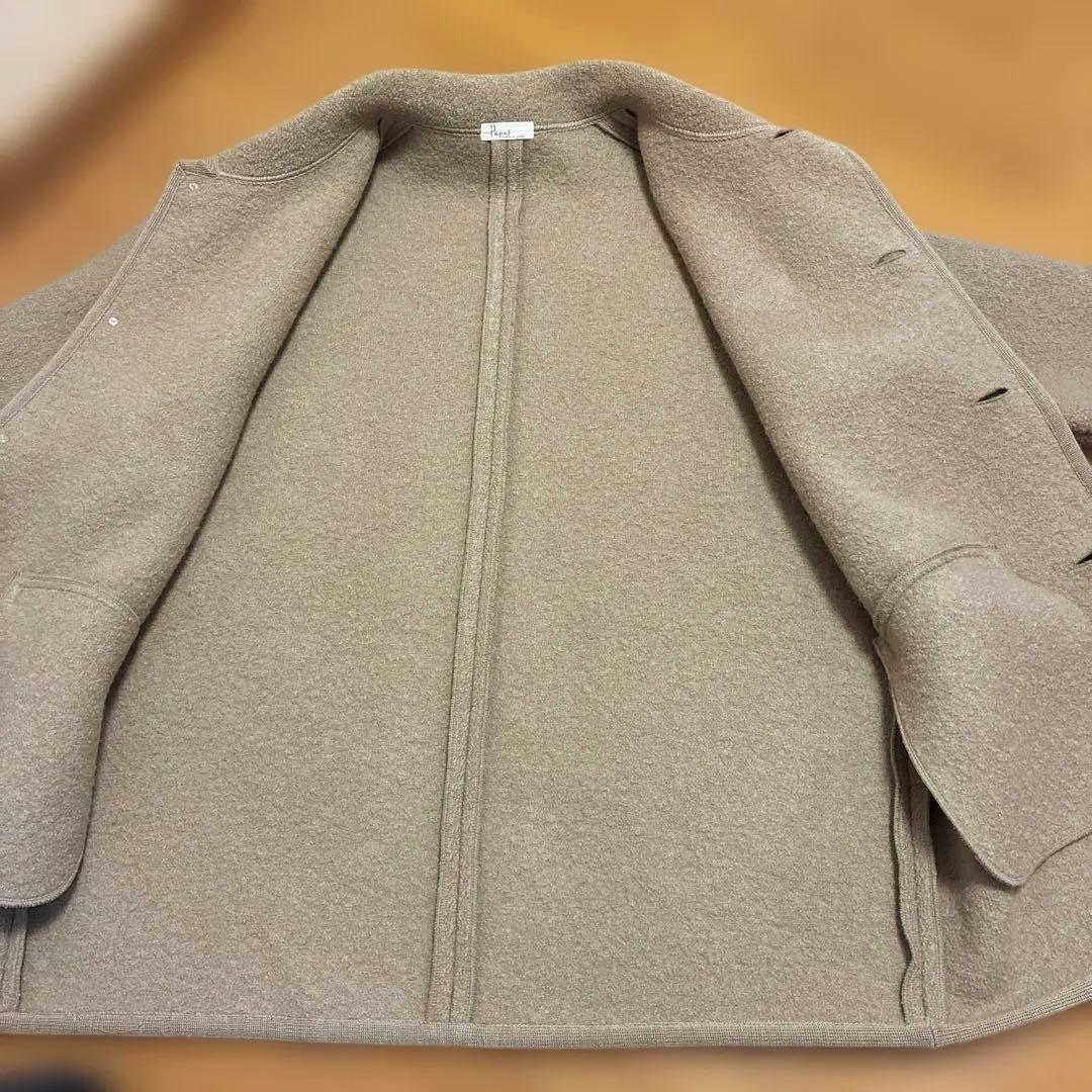 PAPAS ウールコート　毛100% メンズ