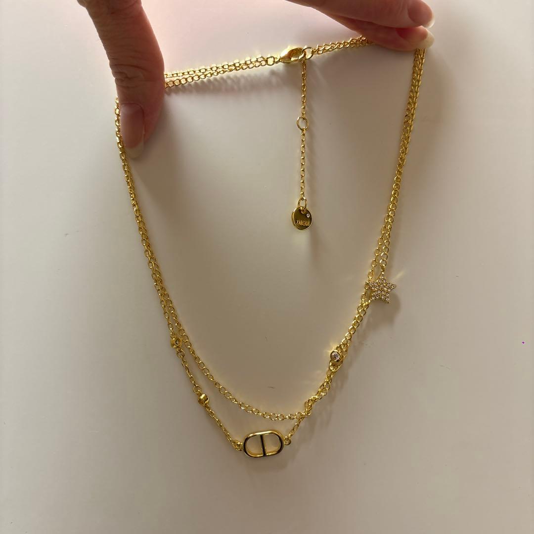 Dior ネックレス Petit CD ダブル