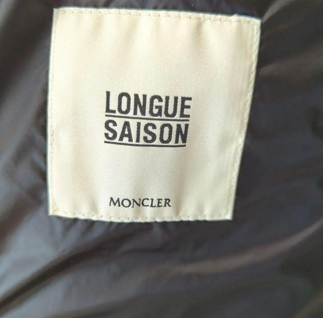 モンクレール フード付き ブラックダウンベスト ジレ