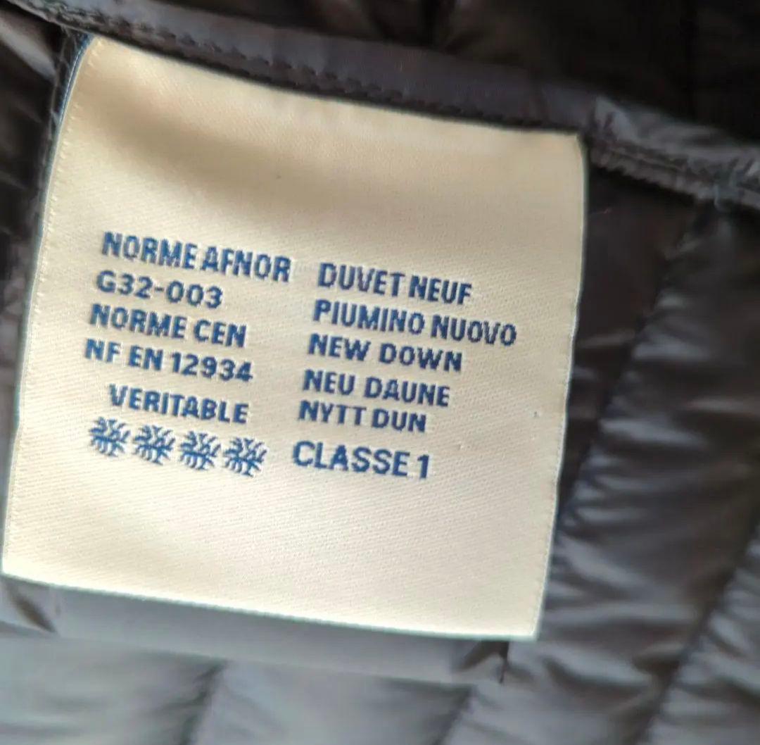 モンクレール フード付き ブラックダウンベスト ジレ