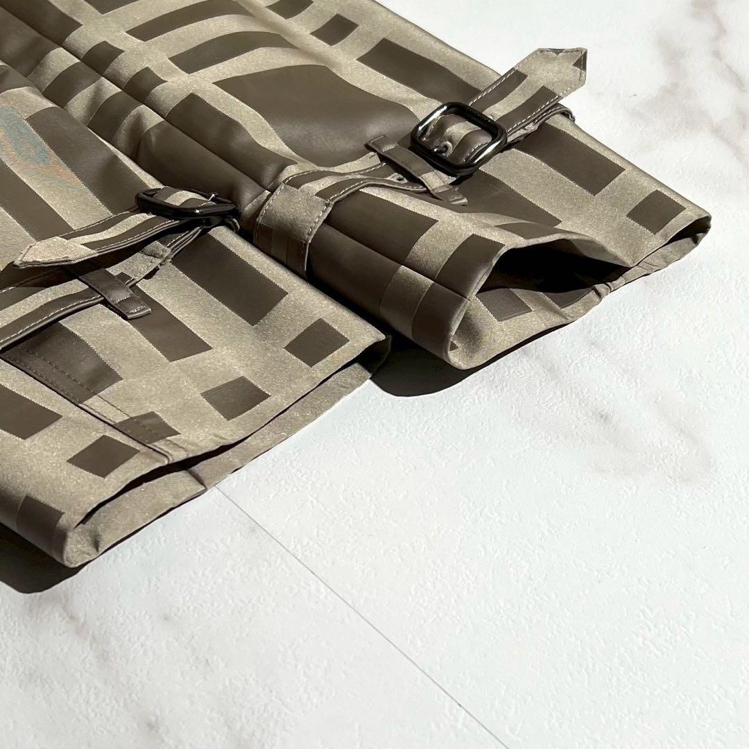 【未使用級/44】バーバリーロンドン トレンチコート ノバチェック 刻印ボタン