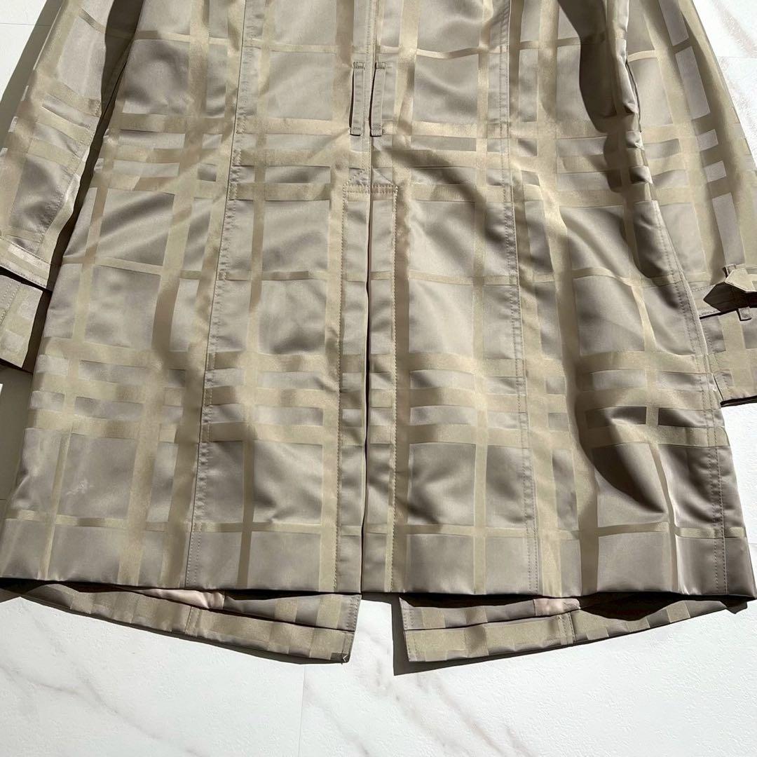 【未使用級/44】バーバリーロンドン トレンチコート ノバチェック 刻印ボタン