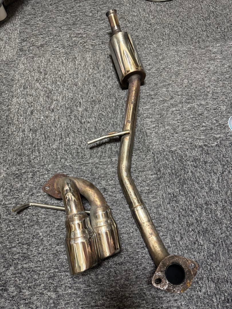 わ*ん様 ステンレス製デュアルテールマフラー