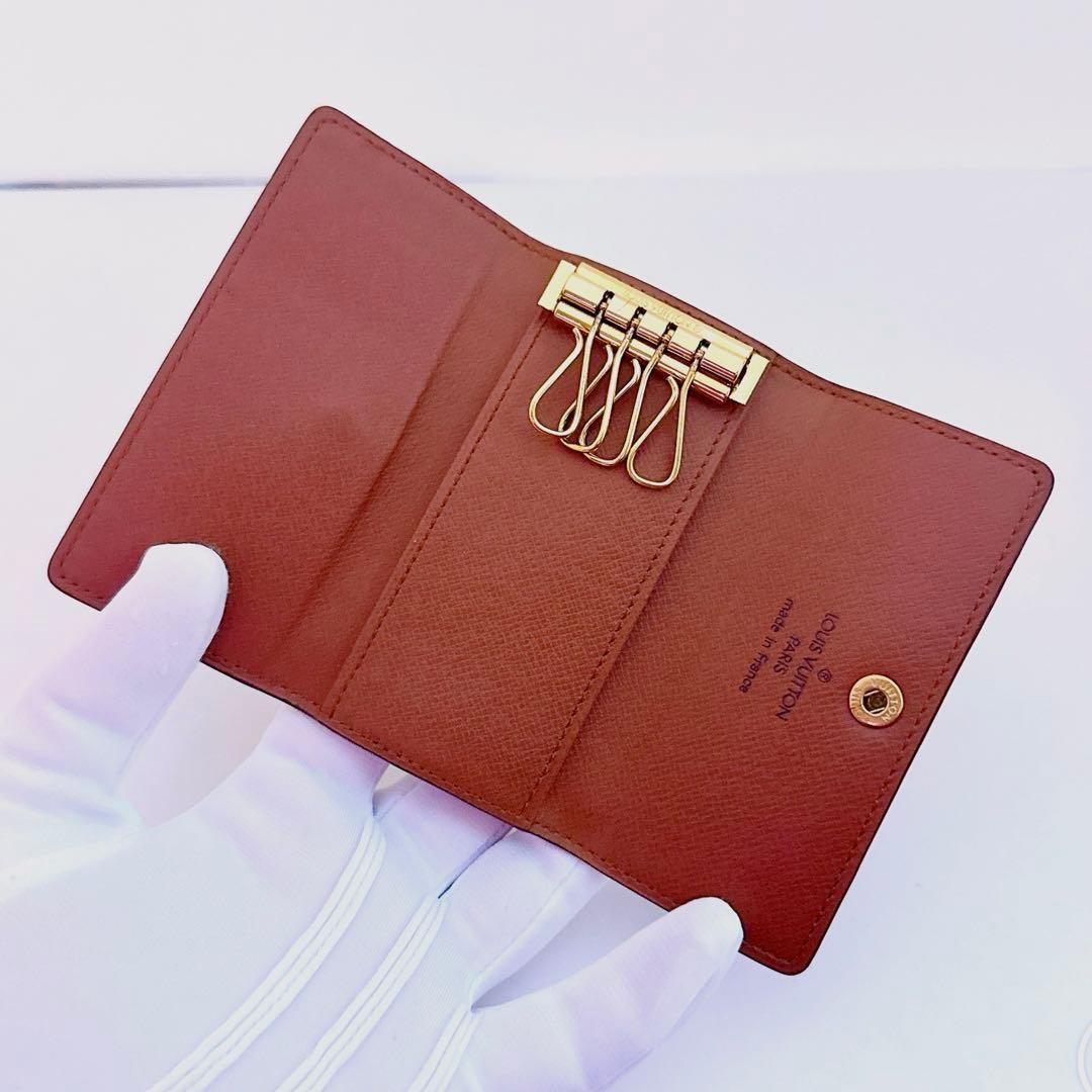 ルイヴィトン モノグラム 4連キーケース ミュルティクレ4 定番人気　国内正規品