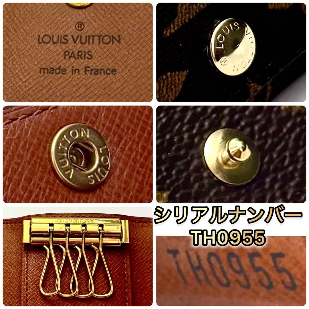 ルイヴィトン モノグラム 4連キーケース ミュルティクレ4 定番人気　国内正規品