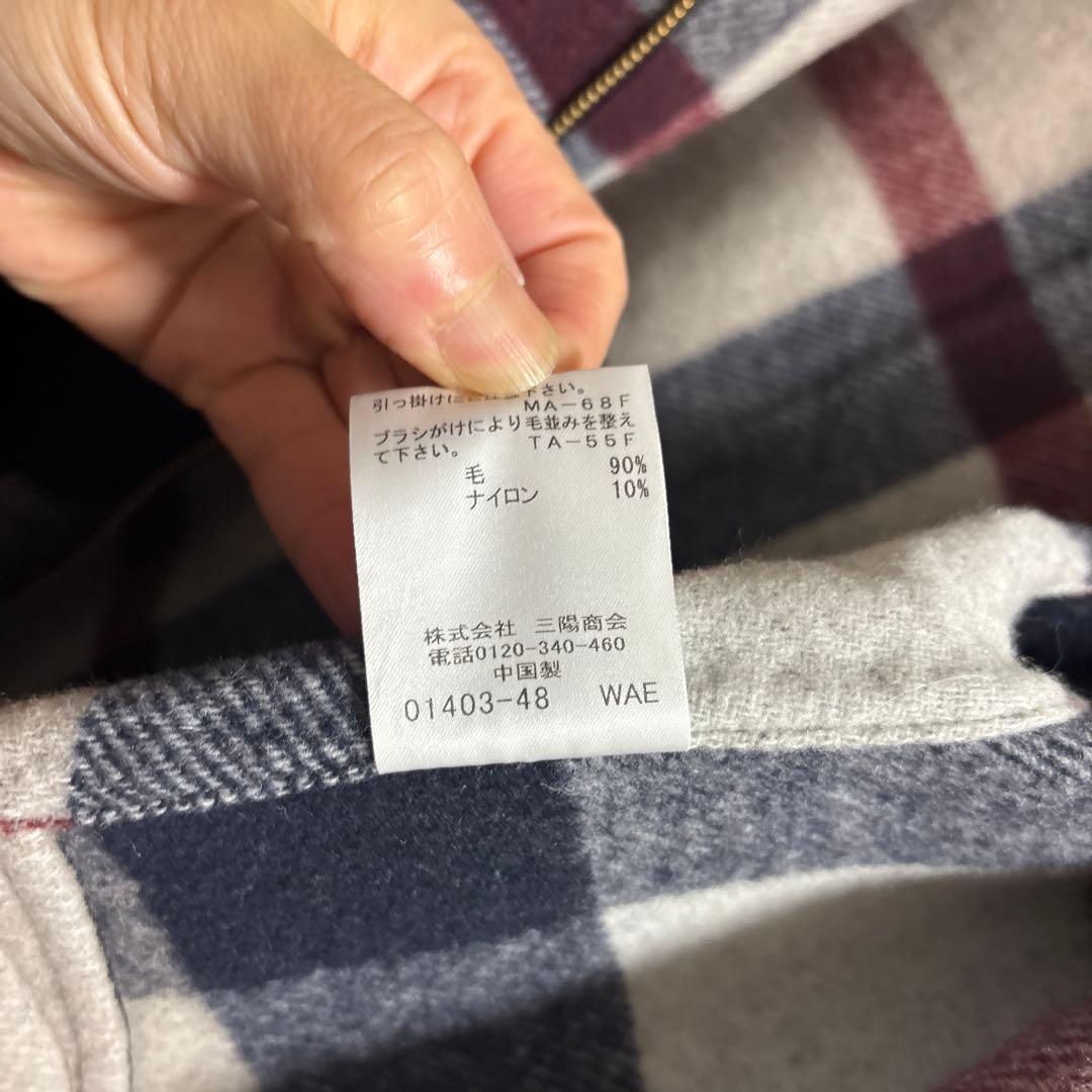 ブルーレーベルクレストブリッジ フード付きコート