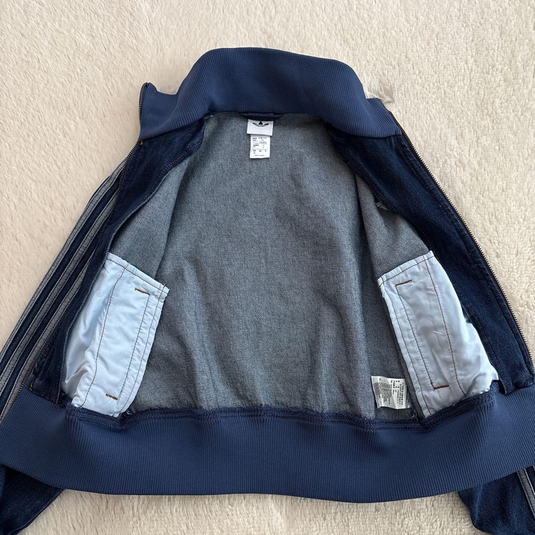 美品✨アディダス　ファイヤーバード　トラックトップ　デニム　トラックジャケット