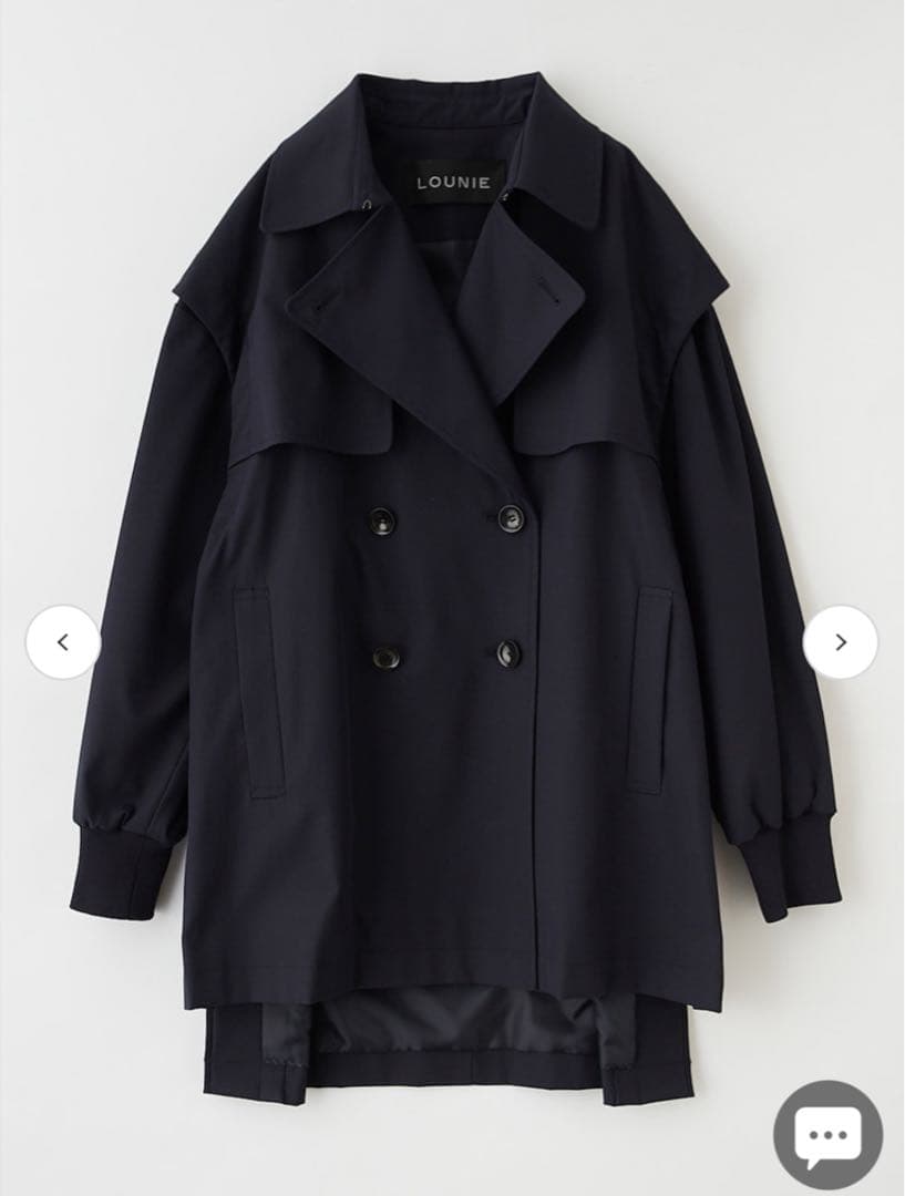 2wayチェスタ　ネイビー色　36サイズ　3.9万