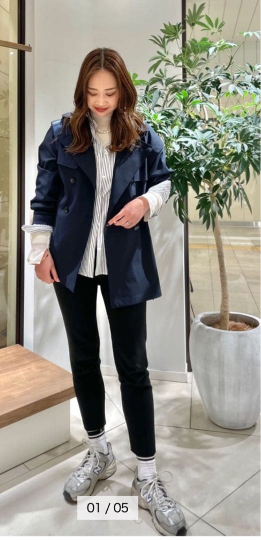 2wayチェスタ　ネイビー色　36サイズ　3.9万