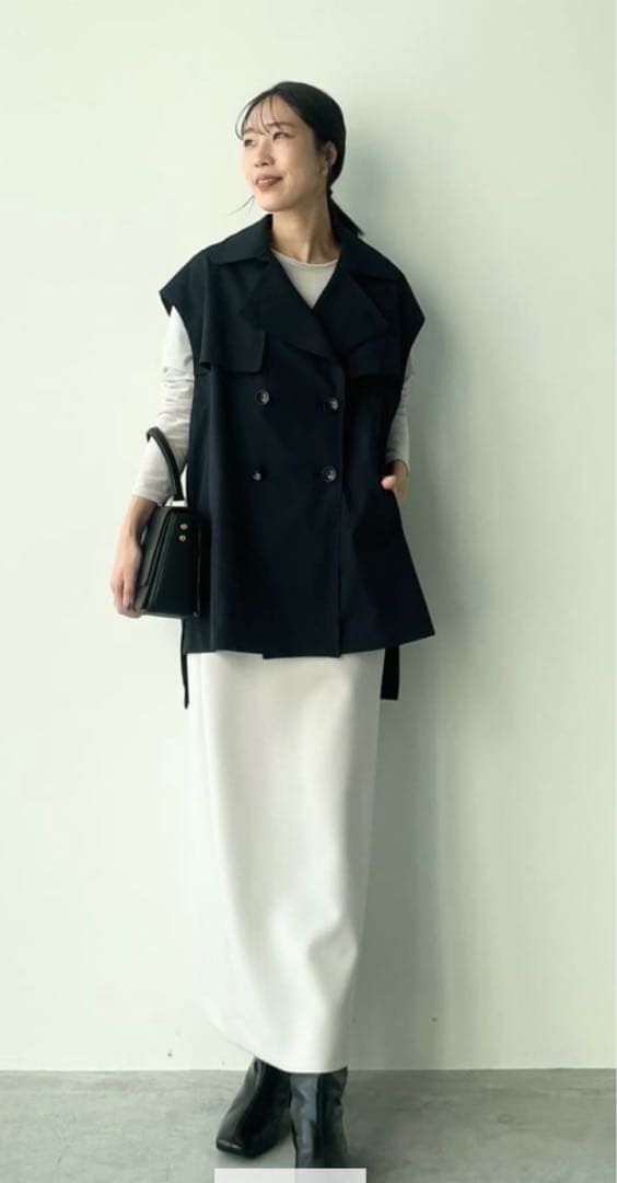 2wayチェスタ　ネイビー色　36サイズ　3.9万