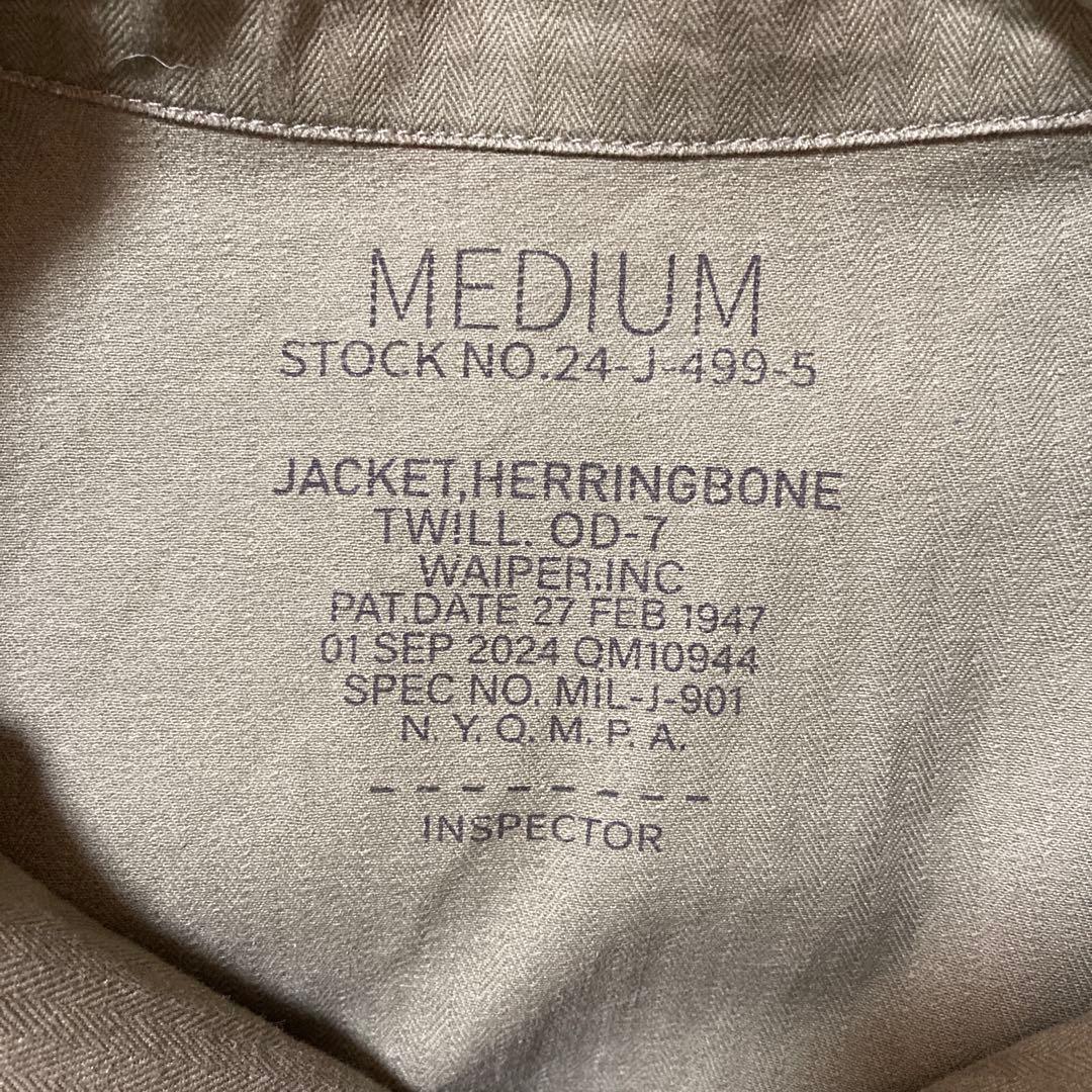 ワイパーインク、Mー４７　HBT COMBATACkET　サイズM