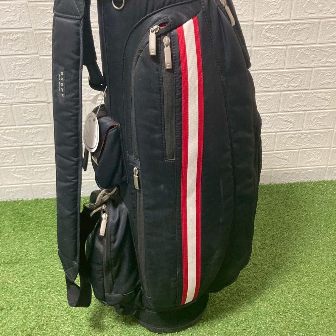 onoff オノフ　ゴルフバッグ キャディバッグ ブラック