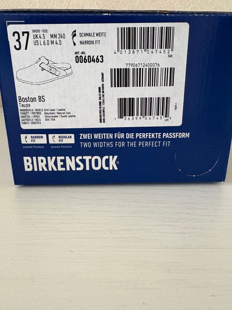 ビルケンシュトック ボストン 37トープ　新品