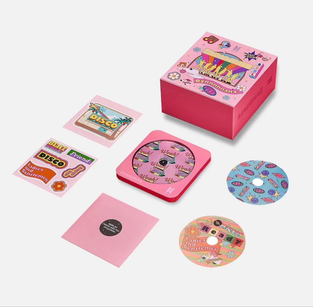 BTS Dynamite レコード盤 カセットテープ マルチOS DVDライター