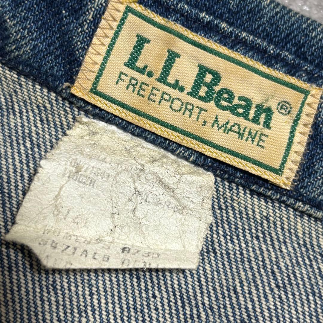 “L.L.Bean エルエルビーン　80s デニムスウィングトップ