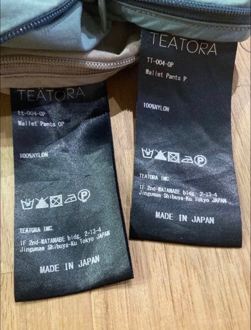 あ*ろ様 【希少】TEATORA WALLET PANTS サイズ2 別注カラー