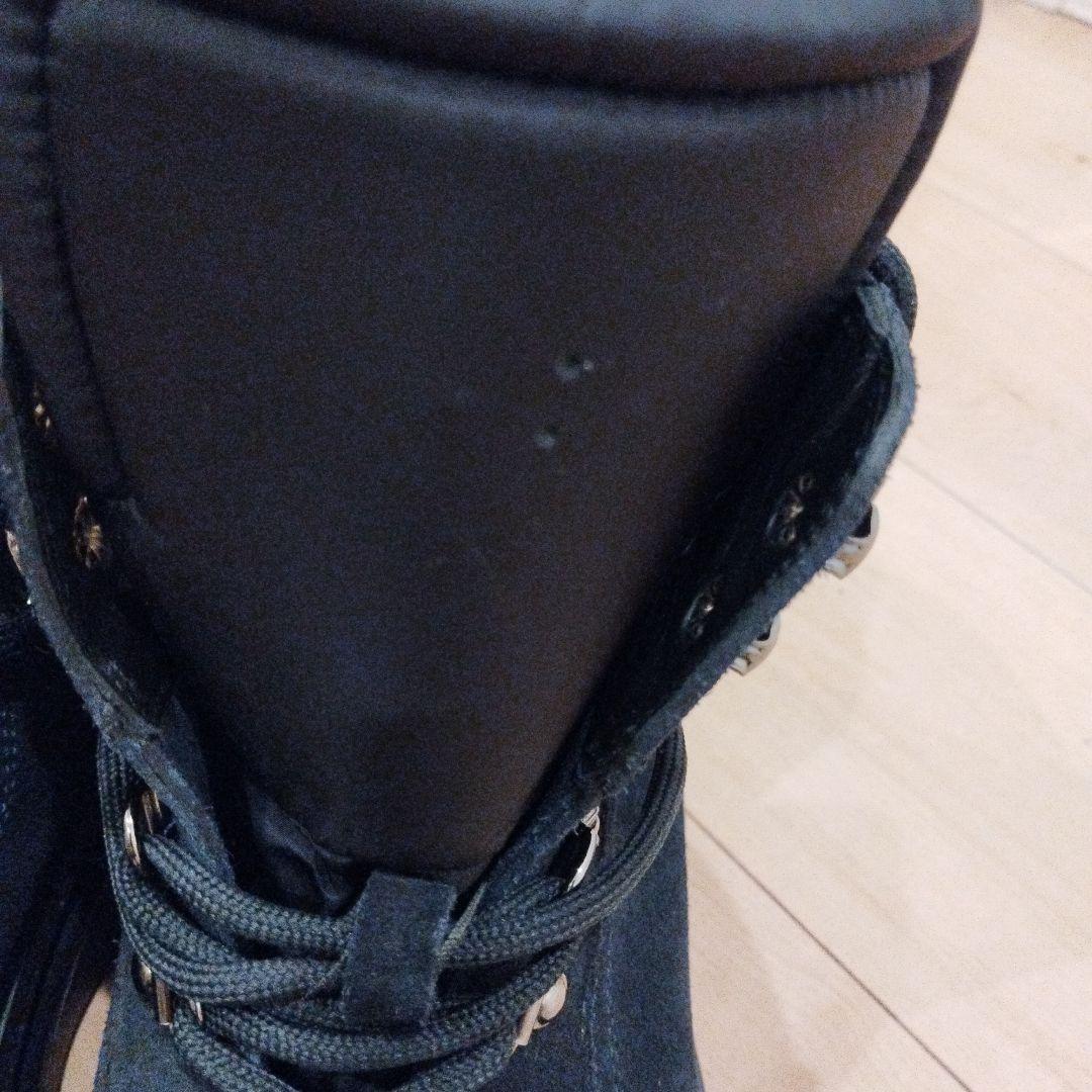 ゲ*ニ様 Moncler（モンクレール）スウェードネイビー・ワークブーツ 44