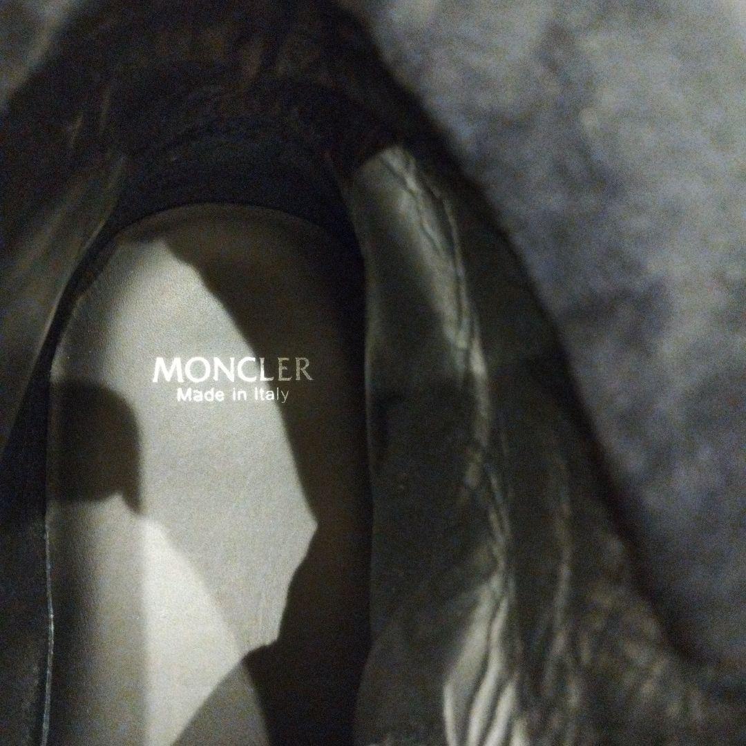 ゲ*ニ様 Moncler（モンクレール）スウェードネイビー・ワークブーツ 44