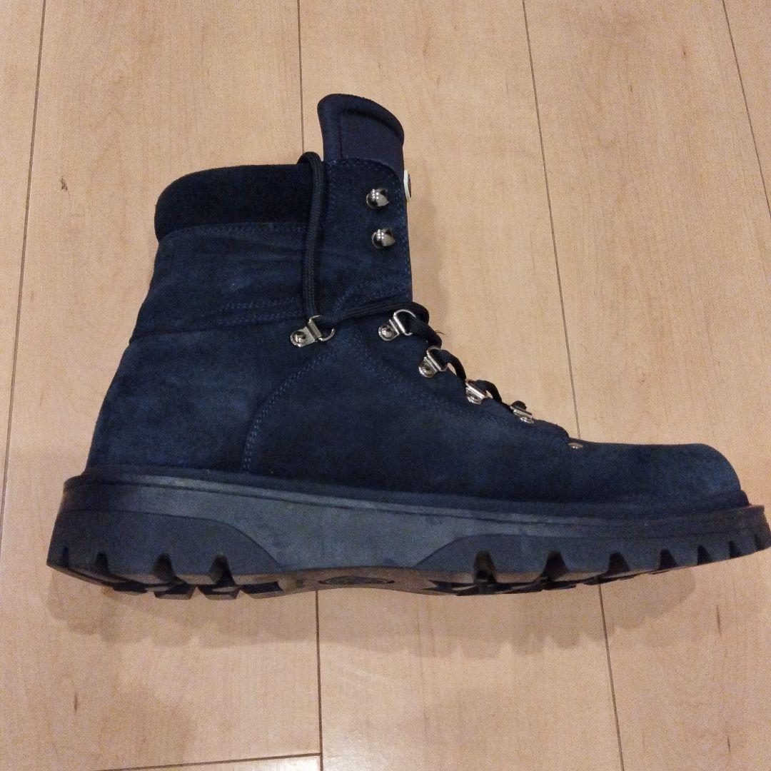ゲ*ニ様 Moncler（モンクレール）スウェードネイビー・ワークブーツ 44