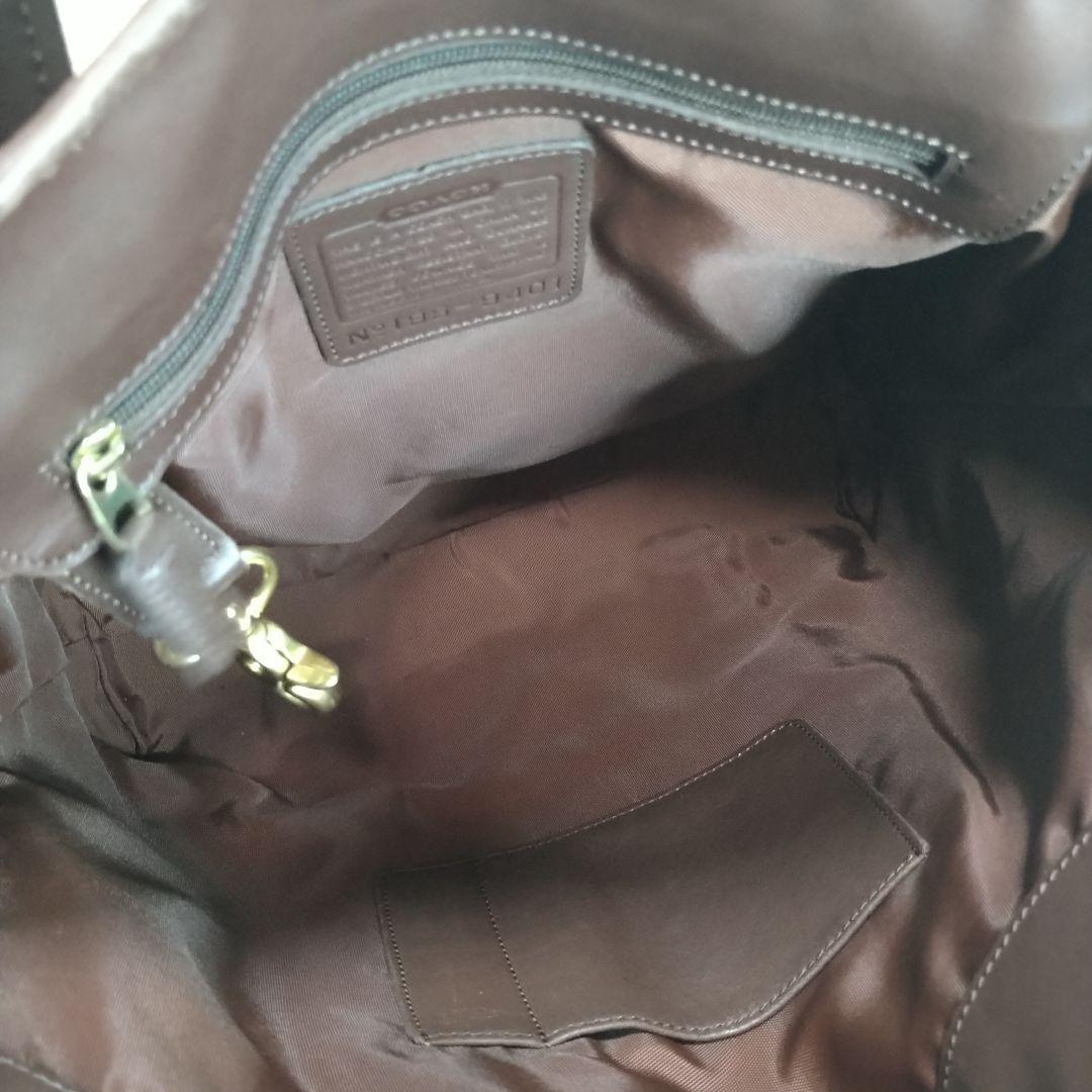 ✨美品✨オールドコーチ　トートバッグ　ビンテージ　ブラウン Ａ4可