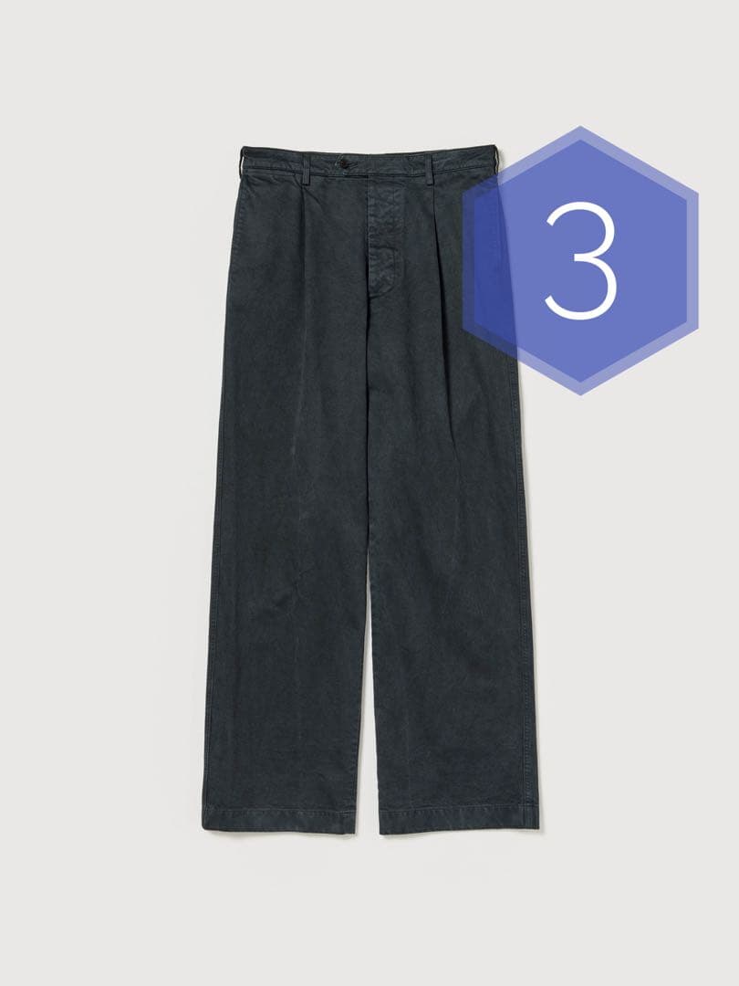 パンツ AURALEE 25AW PRODUCT DYED FINX CHINO 3