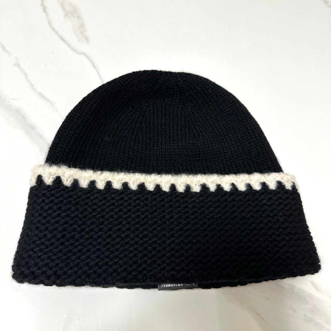 梅田阪急で購入 1度のみの着用 美品 CHANEL ニット帽