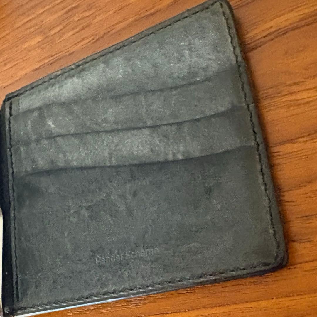極美品＊エンダースキーマHender Scheme マネークリップ 折り財布　黒