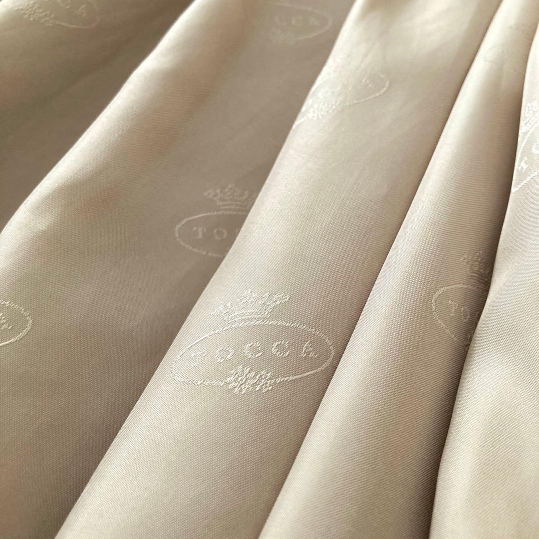 良品★ TOCCA トッカ トレンチコート ミディロング　リボンベルト　Aライン