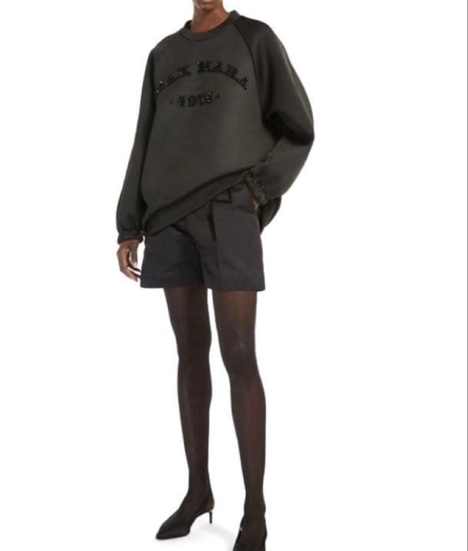 Max Mara スウェット ロゴ刺繍 トレーナー