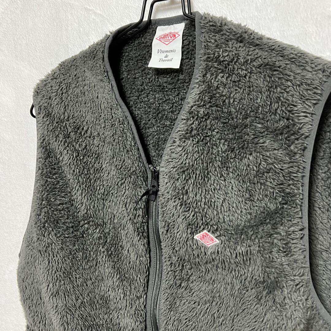 【大きいサイズ】DANTON ダントン　ハイパイル ボア ベスト　42（XL）