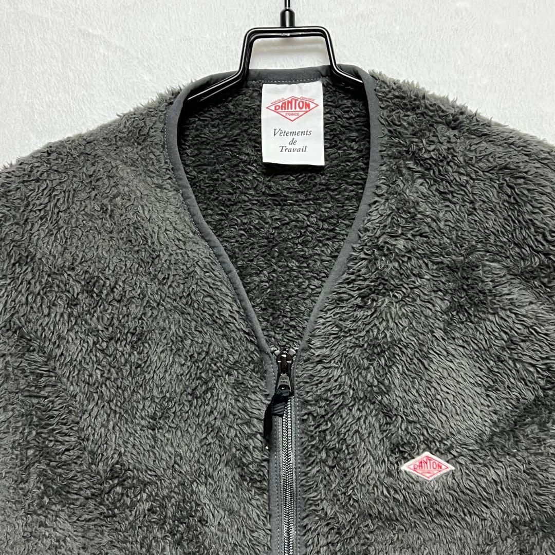 【大きいサイズ】DANTON ダントン　ハイパイル ボア ベスト　42（XL）