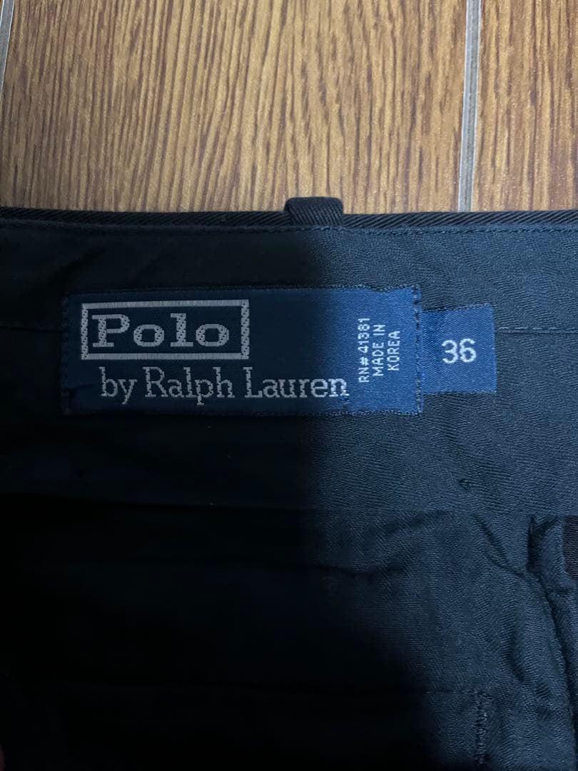 【極美品】ポロチノ Fabric from Italy 黒 W36