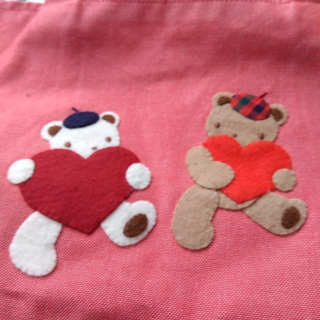 ファミリア手刺繍デニムバッグ