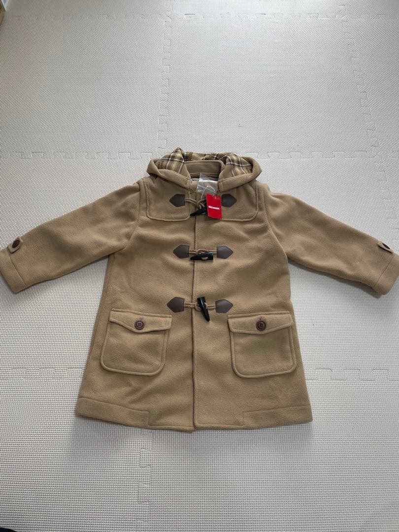 N*O様 【ミキハウス】新品未使用　フリース　ダッフルコート 120