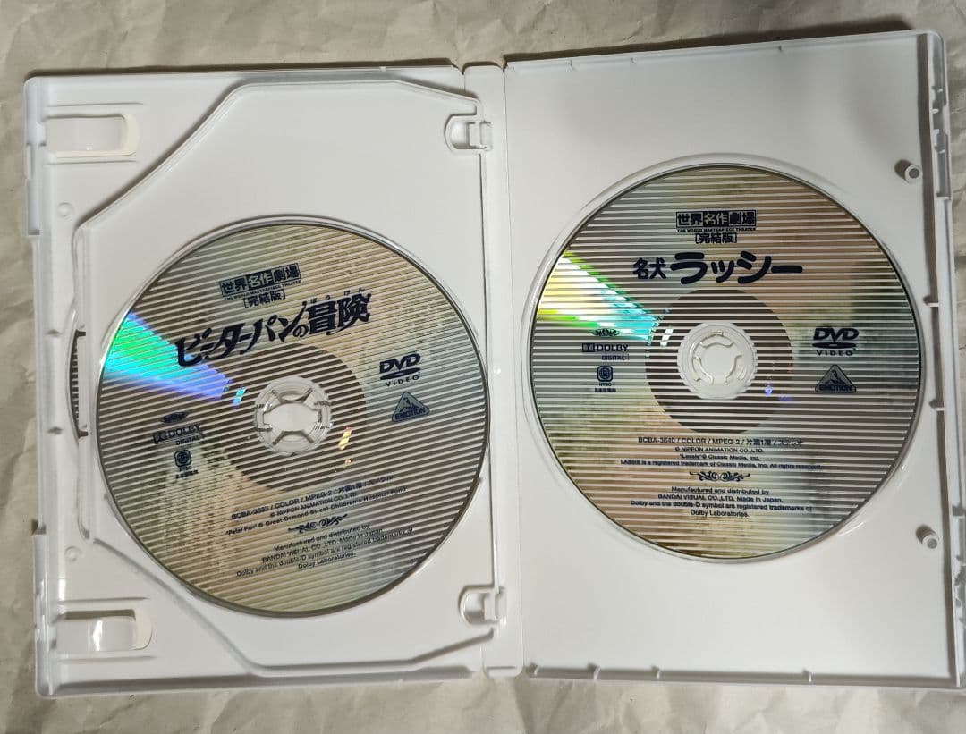 中古　世界名作劇場シリーズ 完結版 DVDメモリアルボックス視聴確認済み