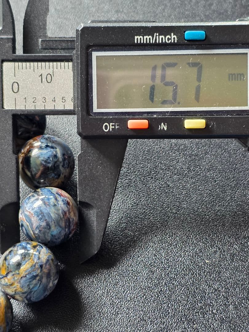 15.5mm　大玉✨　希少　ブルーピーターサイト　ブルーピーターサイトシリカ