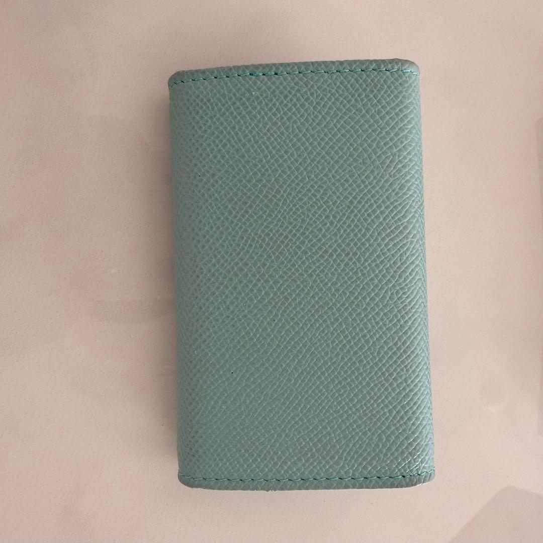 BVLGARI ライトブルー キーケース